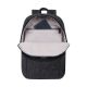 12. RIVACASE Anvik 15,6"-Laptop-Rucksack, 15 l, schwarz, aus wasserdichtem Material, Fächer für ein 10,5"-Tablet, Smartphone, Dokumente, Zubehör, Trinkflasche
