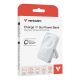5. Verbatim Charge 'n' Go Magnetischer kabelloser Lithium-Polymer-Akku (LiPo) 10000 mAh Kabelloses Laden Blau