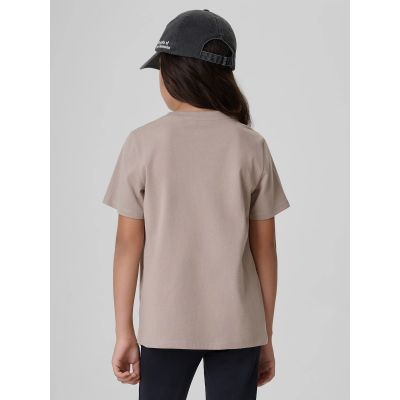 2. Mädchen-T-Shirt mit Aufdruck, regulär, Größe 4F 4FJKAW26TTSHF4424-83S