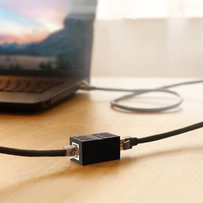 3. Ugreen Network Connector Ethernet RJ45 10 Gbit/s Netzwerkkabelverbinder Schwarz (NW114 20390)