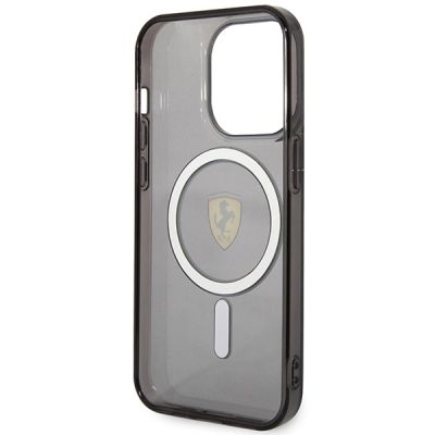 7. Ferrari FEHMP14LUKK iPhone 14 Pro 6.1" schwarz/schwarz Hardcase Translucent Magsafe