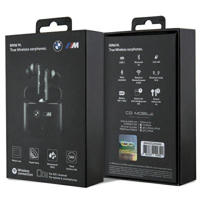 5. BMW M Collection Bluetooth TWS Kabellose Kopfhörer – Schwarz
