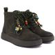 4. Damen-Ankle-Boots aus Leder mit dicken Sohlen, grün Artiker 59C1132