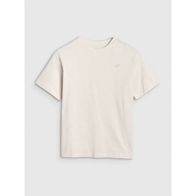 6. Mädchen-Oversize-T-Shirt, einfarbig, Größe 4F 4FJWSS25TTSHF1851-12S
