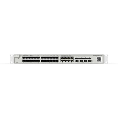 Reyee L3 Managed Switch 8 Ports 1 Gbit/s + 24 Ports SFP 1 Gbit/s + 4 Ports Uplink SFP+ 10 Gbit/s Rackmount