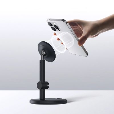 11. Baseus MagPro magnetischer Standhalter für das Telefon – Schwarz