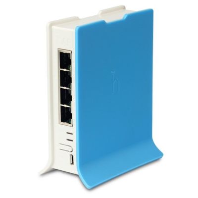 17. MikroTik hAP lite TC WLAN-4-Router (RB941-2nD-TC) 2,4 GHz (2x2), 4 Anschlüsse