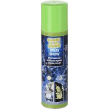 DEKORATIVER KUNSTSCHNEE IM SPRAY FÜR WEIHNACHTSBAUM, FENSTER UND HOLZ, 150 ML, NACHTLEUCHTEND