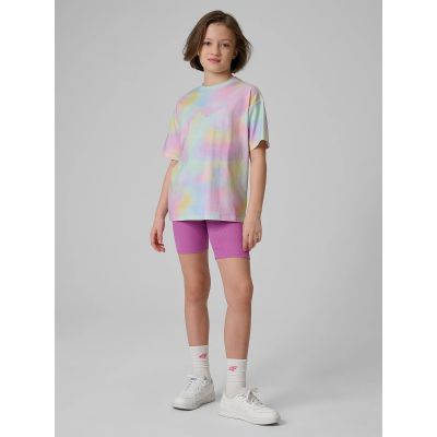3. T-Shirt mit Aufdruck für Mädchen 4F 4FJRSS26TTSHF3826-90A