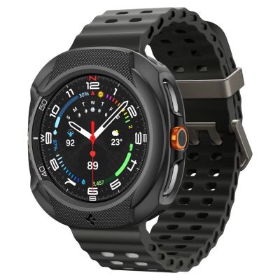 2. Spigen Liquid Air Case für Samsung Galaxy Watch 8 Classic 46 mm – Schwarz