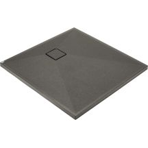 Quadratische Duschwanne aus Granit, 80 x 80 cm