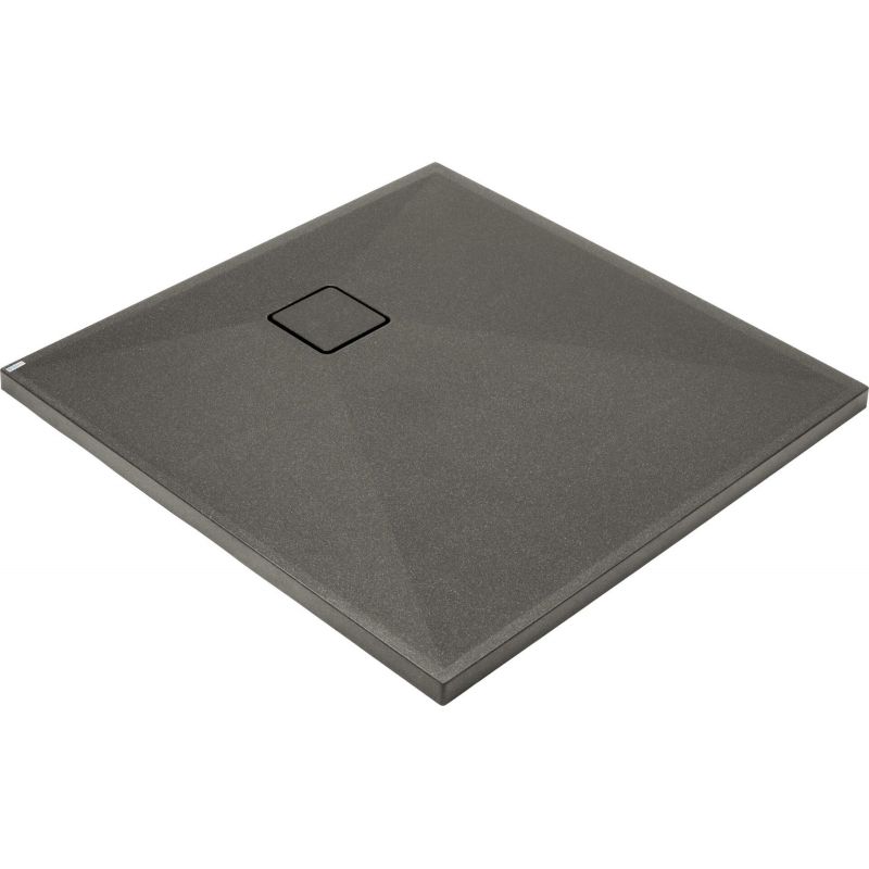 Quadratische Duschwanne aus Granit, 80 x 80 cm