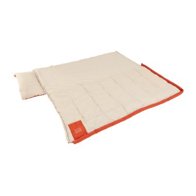 4. Outwell Contour Lux Rechteckiger Schlafsack für Erwachsene aus Polyester, Rot