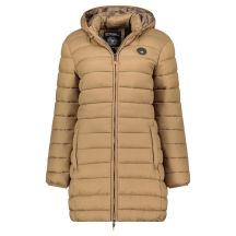 Damenjacke Geographical Norway ATIKAMAP LONG HOOD TAUPE DB LADY 233 (WZ5137F/GN-TAUPE)