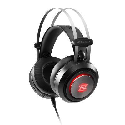3. Sharkoon Skiller SGH30 Kabelgebundenes Gaming-Headset mit Kopfbügel, Schwarz