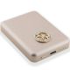 4. Guess MagSafe 4G Strassed Metal Logo Induktions-Powerbank 15 W 5000 mAh – Gold