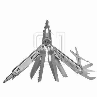 2. AZYMUT Giewon Multitool – 14 Werkzeuge + Gürtelholster (H2038)