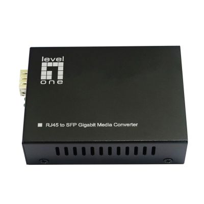 LevelOne GB-Konverter RJ45->SFP 1 Gbit/s PoE PSE 60 W