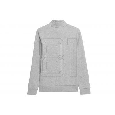 3. Sweatshirt 4F W 4FSS23TSWSF371 cooles hellgraues Malange