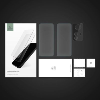 5. Tech-Protect Supreme Set für Xiaomi Redmi Note 12S 2x Panzerglas für Display / Panzerglas für Kamera