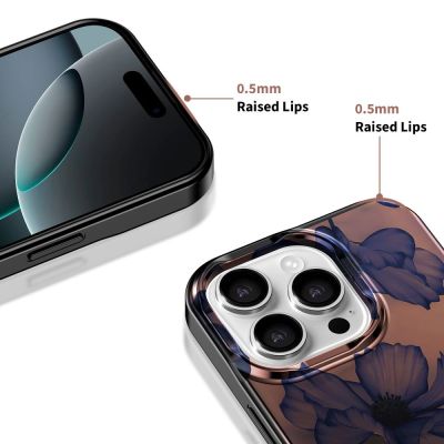 7. Tech-Protect Lamano MagSafe Hülle für iPhone 16 Pro Max - braun-lila
