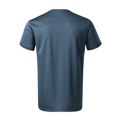 3. Zoom Herren-T-Shirt (dunkelblaue Denim-Melange)