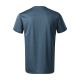 3. Zoom Herren-T-Shirt (dunkelblaue Denim-Melange)