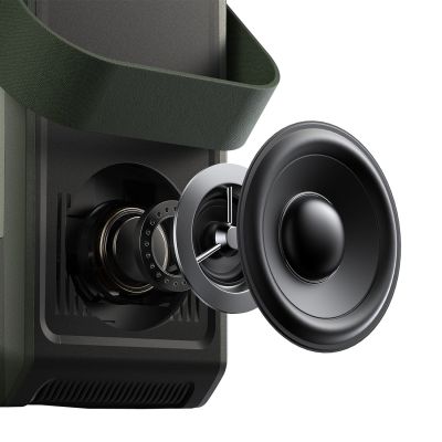 4. Powerbank Joyroom JR-PBF10 75000mAh 100W 3x USB-C 3x USB-A mit faltbarer Taschenlampe und Griff - Grün