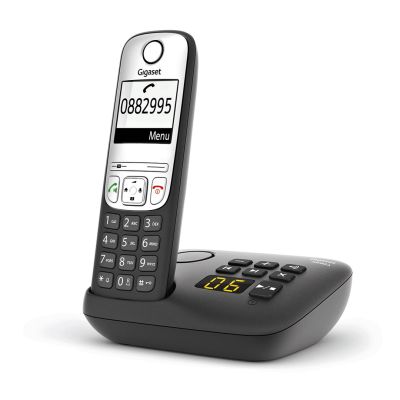 4. Gigaset A690A Analog/DECT-Telefon Schwarz