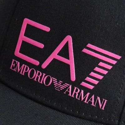 6. EA7 Emporio Armani Schwarze Baseballkappe - 247088 CC010 28521