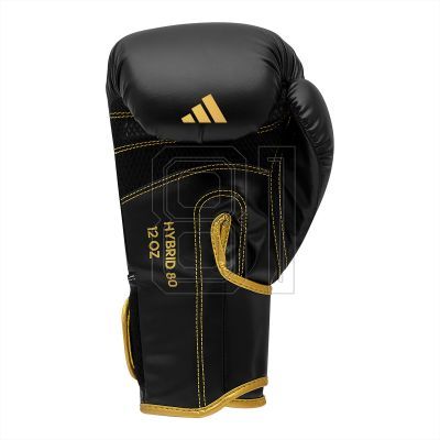 14. adidas HYBRID 80 ADIH80 boxing gloves black gold