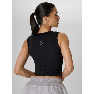 2. Schnelltrocknendes Damen-Trainings-Crop-Top 4F 4FRAW26TFSLF1271-20S