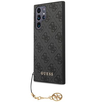 2. Guess GUHCS23LGF4GGR S23 Ultra S918 grau/grau Hardcase 4G Charms Collection