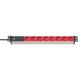 Steckdosenleiste Brennenstuhl Alu-Line 19" Steckdosenleiste 8-fach - 10A Sicherungsautomat und Kaltgerätestecker [19" Steckerleiste für Serverschränke mit 2m Kabel]