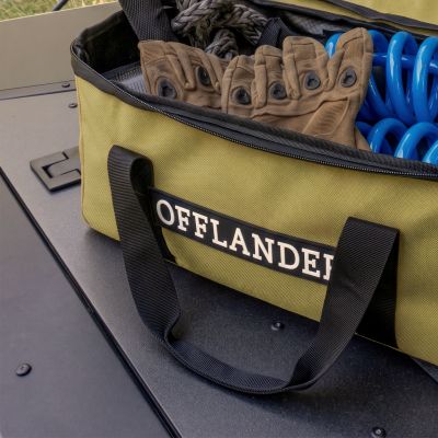 6. OFFLANDER Geschlossener Koffer mit transparentem Deckel, PVC, 14 l