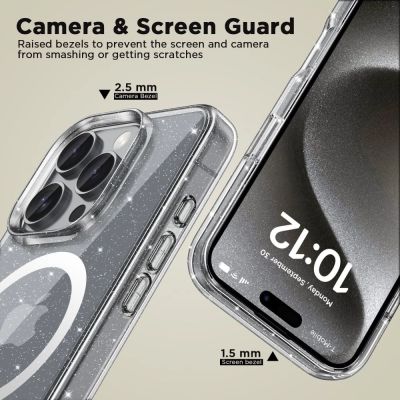 3. Tech-Protect FlexAir Hybrid MagSafe Hülle für iPhone 16 Pro Max – transparent