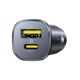 3. Baseus GoTrip USB-C / USB-A 30W Autoladegerät - Schwarz