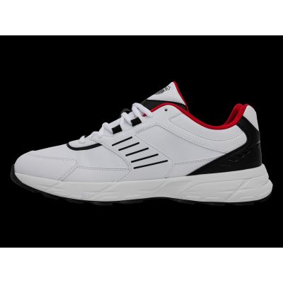 5. K-Swiss FARIO LTH WEISS/SCHWARZ/MARS ROT-M Sneaker (04778-122-M)