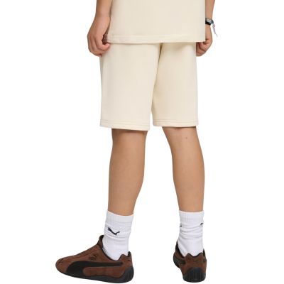 4. Puma ESS Small No. 1 Logo Beige Kindershorts 692974 87
