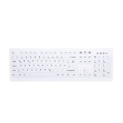 3. CHERRY AK-C8100F-FU1-W/GE Tastatur, kabellos, QWERTZ, Deutsch, Weiß
