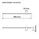 7. Activejet AJE-HILTON Schwarze NW LED-Wandleuchte