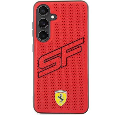 3. Ferrari Big SF Perforierte Hülle für Samsung Galaxy S24 – rot