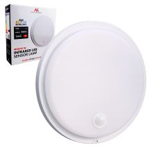 MACLEAN LED-Lampe mit Bewegungsmelder (PIR-Sensor), weiß, 10 W, IP65, 1000 lm, neutrale Lichtfarbe, MCE525 W