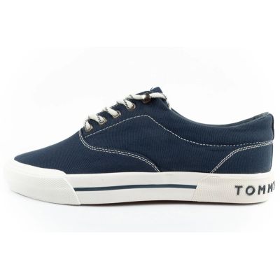 11. Tommy Hilfiger Herren Sportschuhe Sneakers modisch bequem Marineblau