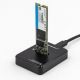 2. QOLTEC SSD-Dockingstation M.2 SATA/PCIE | NGFF/NVME | USB 3.1