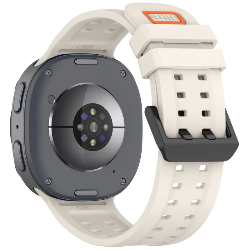 2. Tech-Protect Silikon-Air-Armband für Samsung Galaxy Watch 40/44/46 mm – Beige