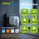 3. GREENBLUE WLAN-Steckdose mit Fernbedienung, kompatibel mit Android/iOS/Alexa/Google Home, Timer, Wattmeter, max. 16 A/3840 W GB735 W