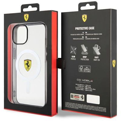 8. Ferrari FEHMP14SURKT iPhone 14 6,1" klar/transparente Hardcase Outline Magsafe