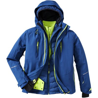 4. Herren-Skijacke mit abnehmbarer Kapuze und Reißverschluss Killtec KOW 26, blau