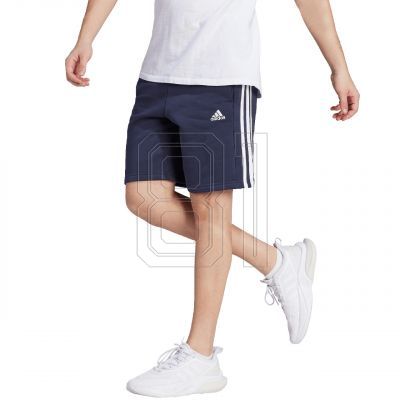 8. adidas Essentials Fleece 3-Streifen Shorts M IJ6484
